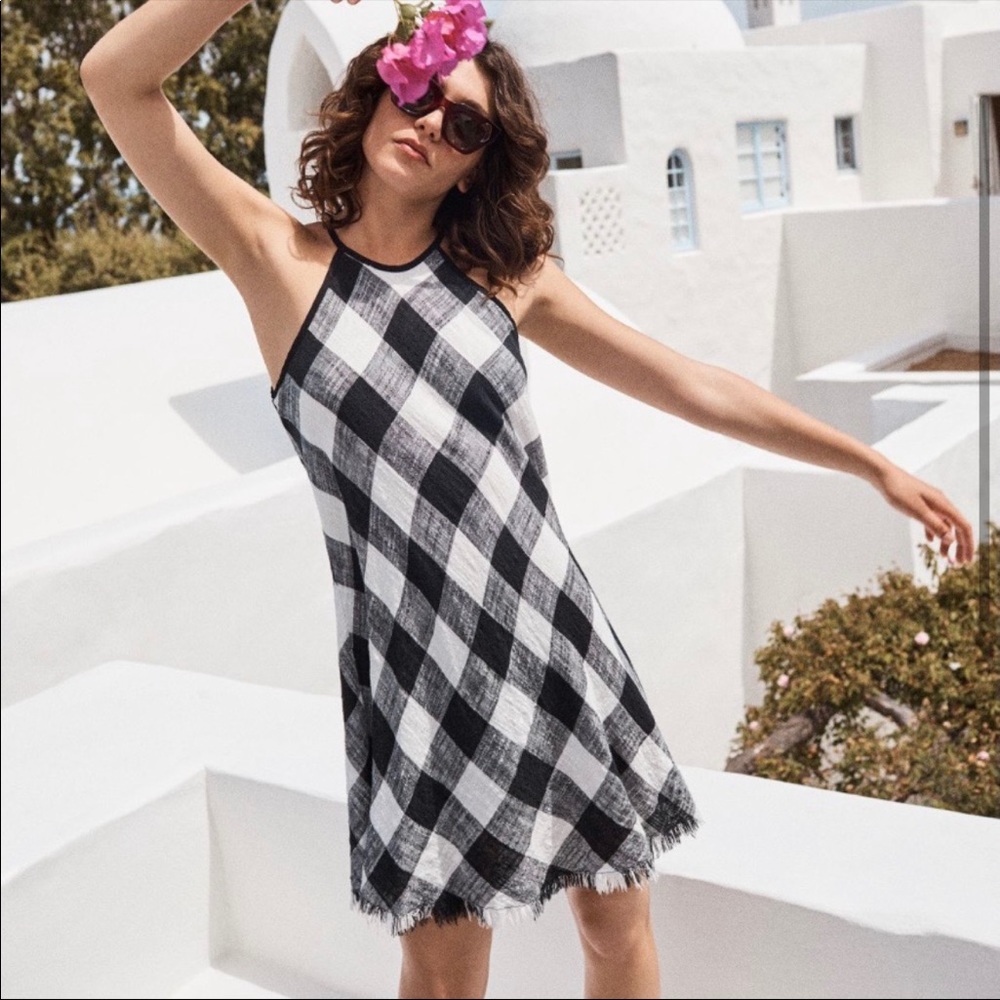 Anthropologie Cloth & Stone Frayed Dress XS NEW